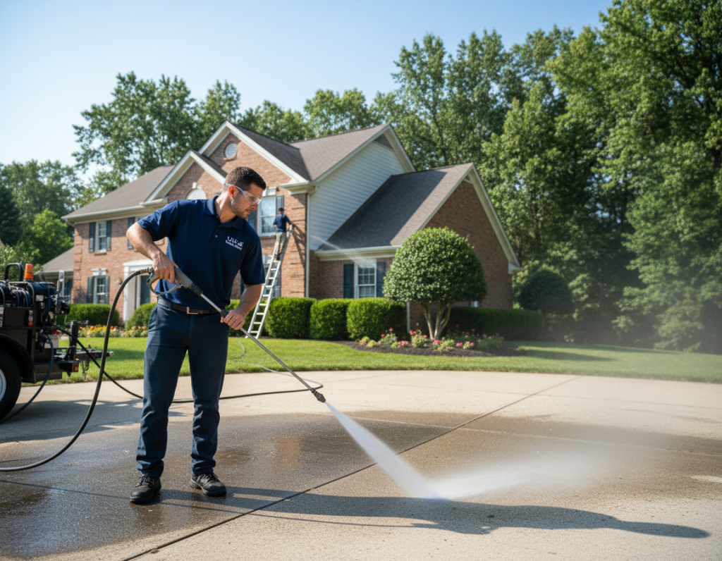 Pressure Washing Near Me In Upper Arlington OH: What Services Are Typically Included