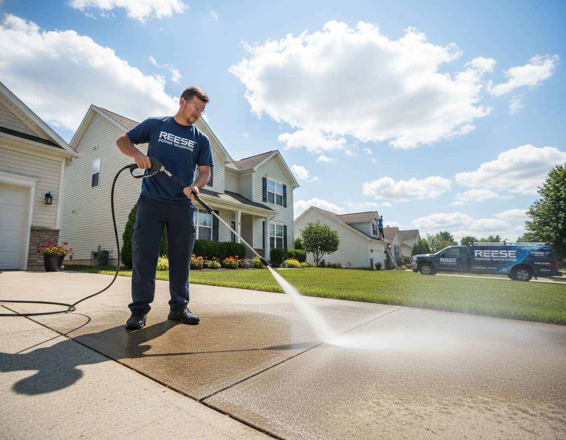 Pressure Washing Wheelchair Ramps in Hilliard Oh