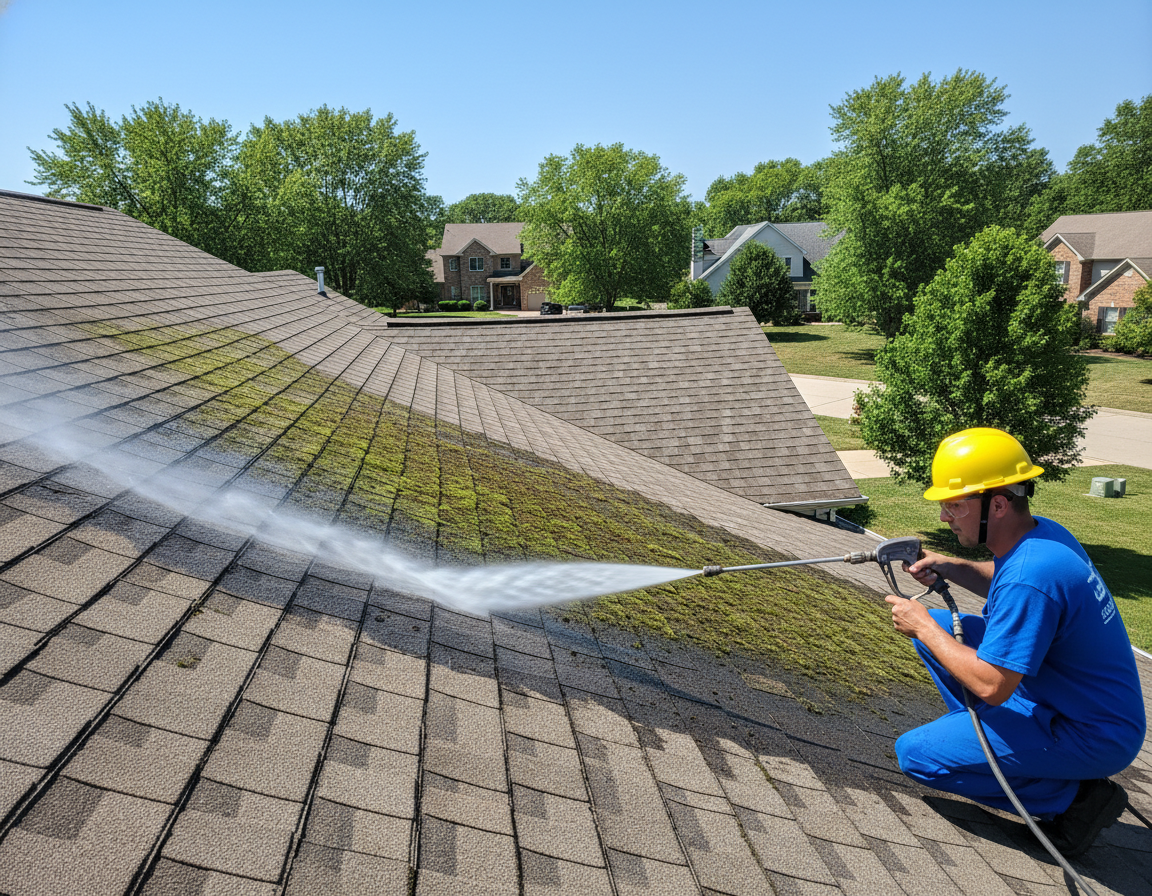 Hilliard Roof Cleaning for Vinyl and Metal